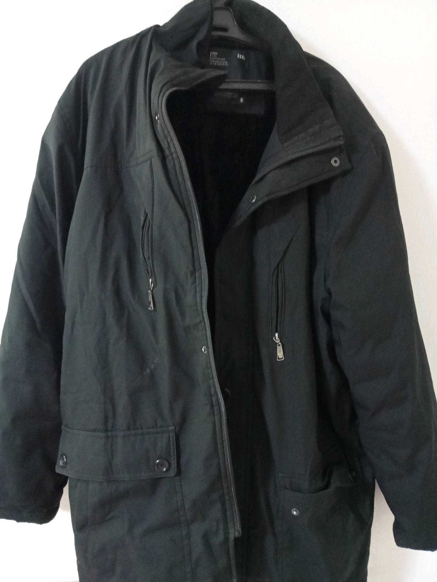 Black Winter Parka Jacket