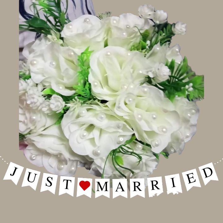 White Pearl Bridal Bouquet