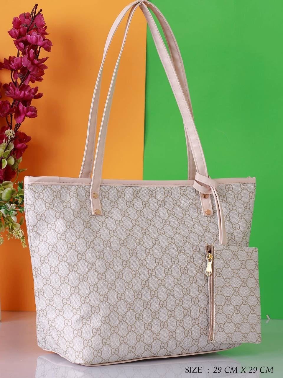 GG Pattern Tote Bag 29x29cm