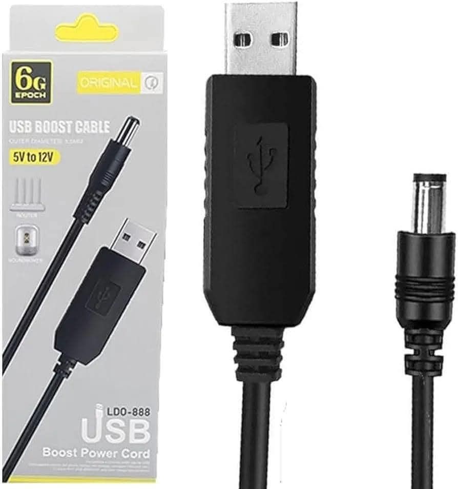 USB Boost Cable 5V to 12V