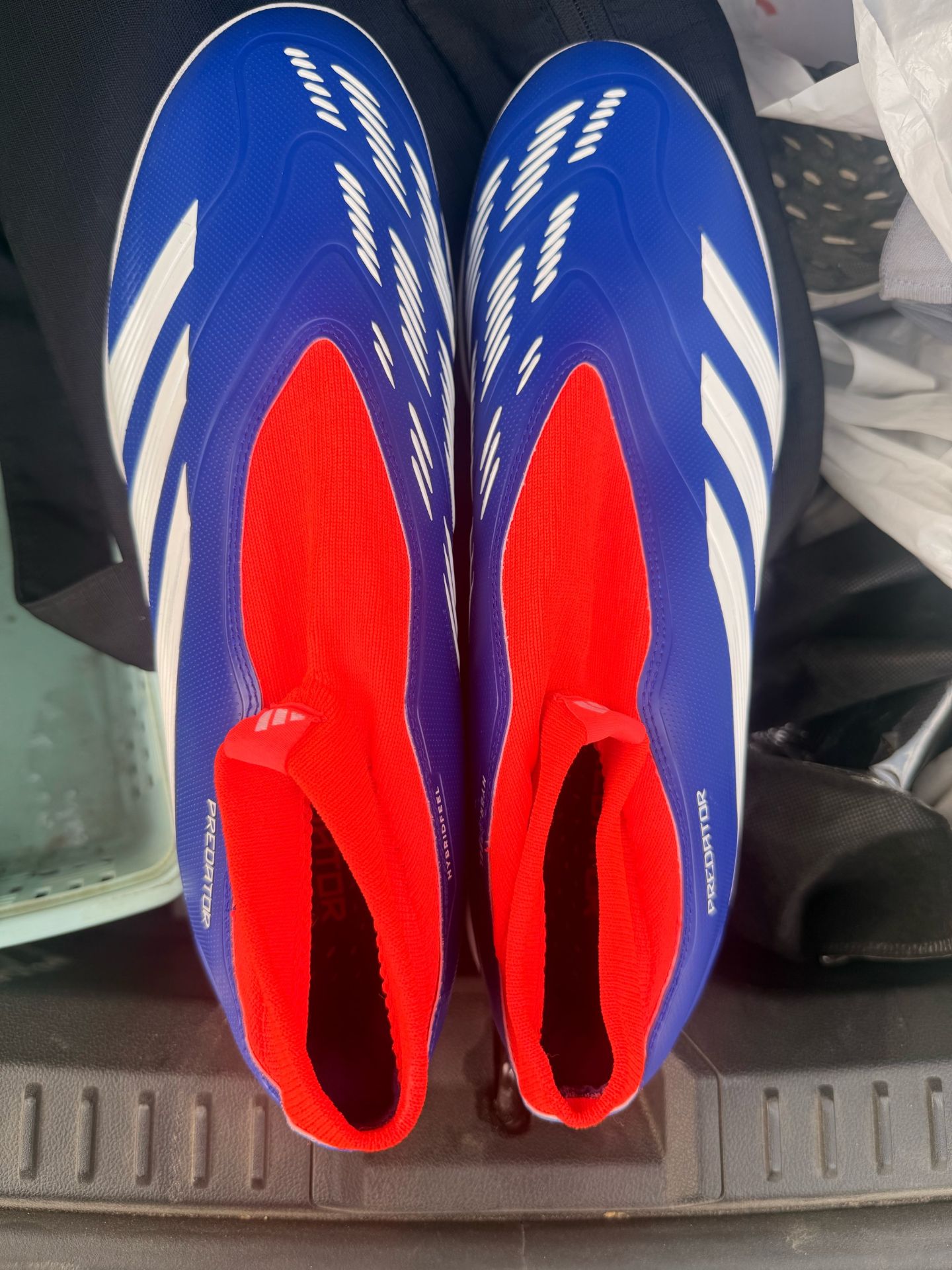 Blue & Red Football Boots