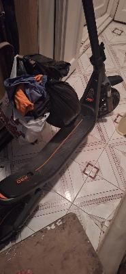 Electric Scooter Black Orange