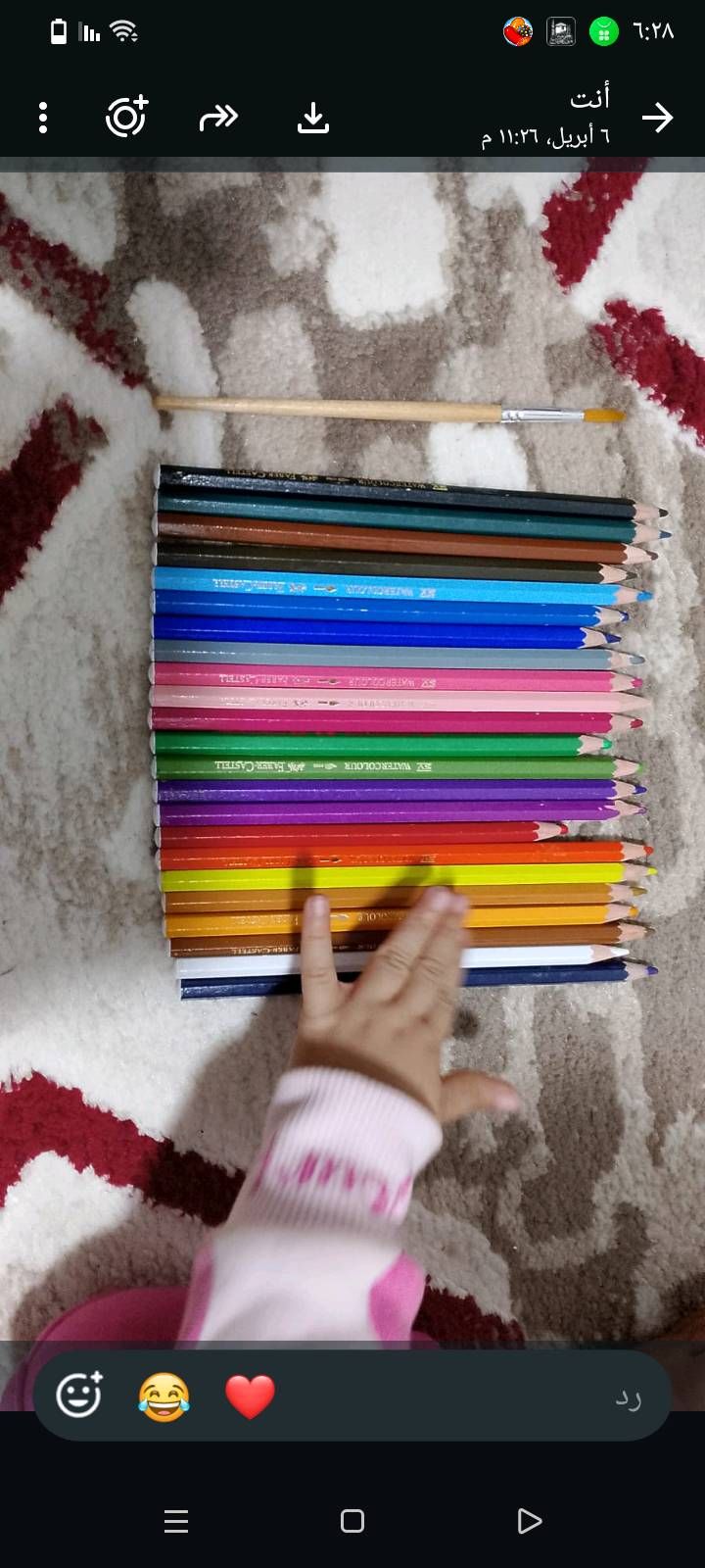 مجموعة أقلام ملونة 24