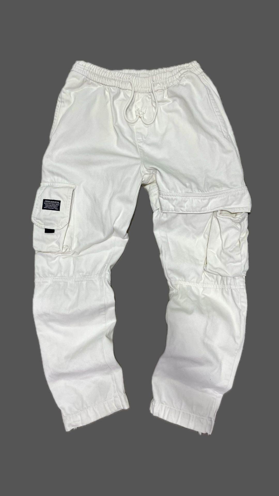 White Cargo Pants