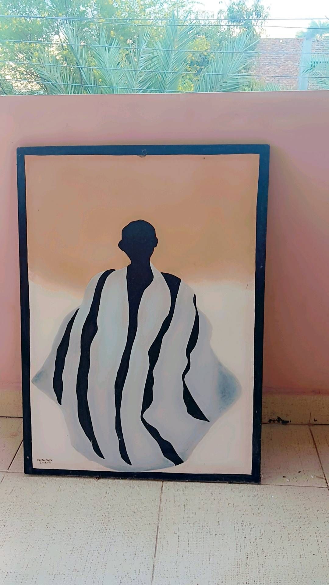 لوحة فنية - شخصية مجردة