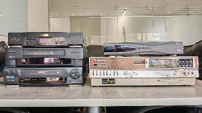 Vintage VCR & Cassette Recorder Bundle