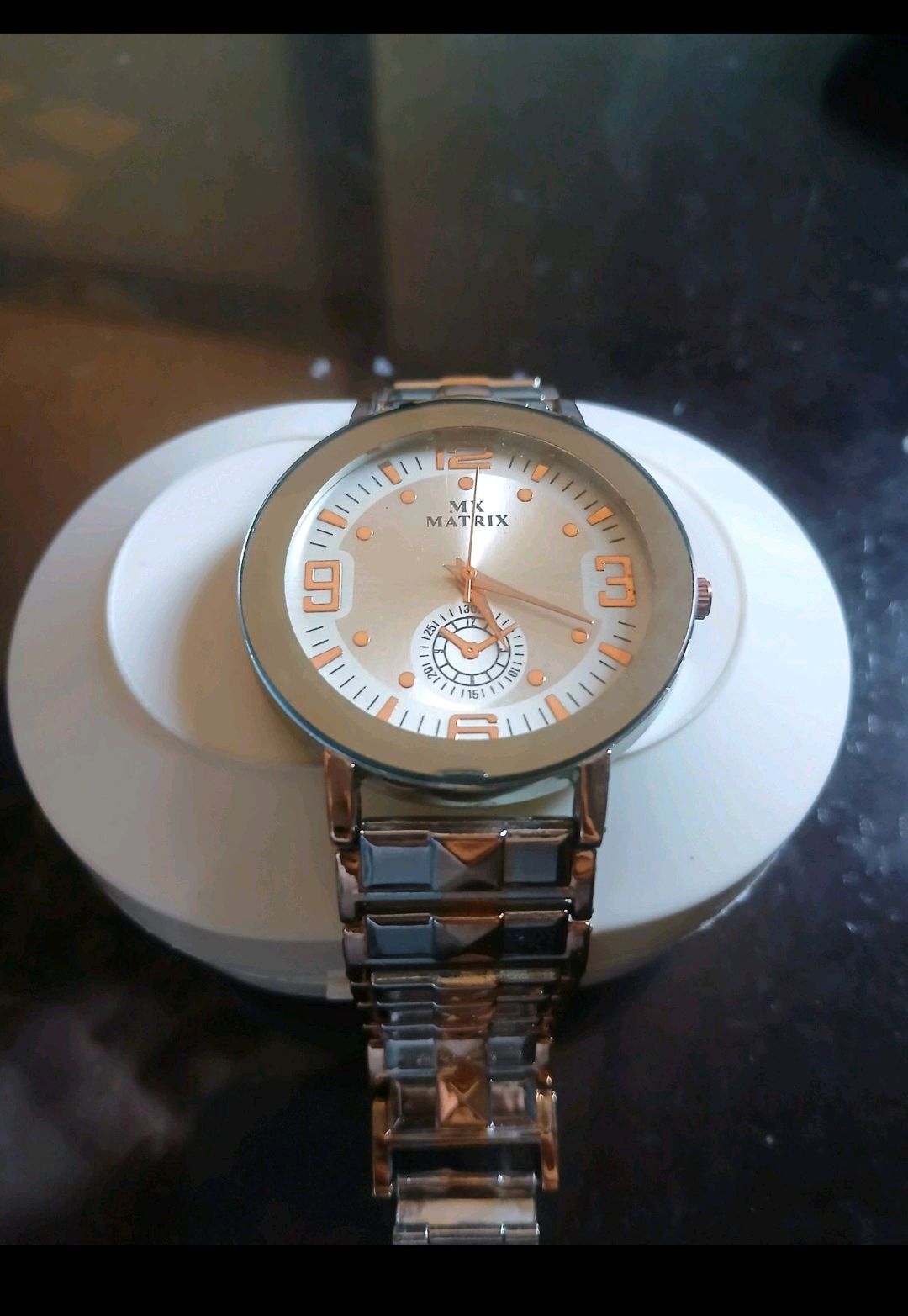 rose gold Matrix Watch