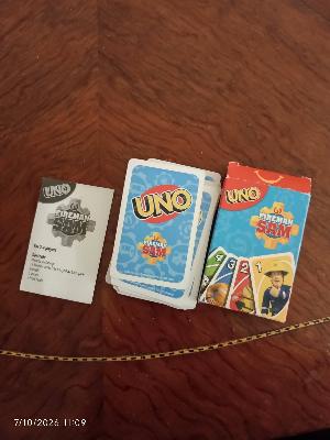 UNO Fireman Sam Card Game Set
