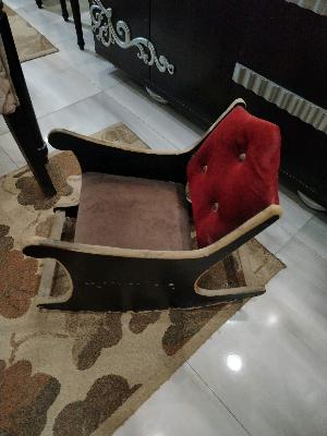 Rocking Chair Red Velvet هزاز