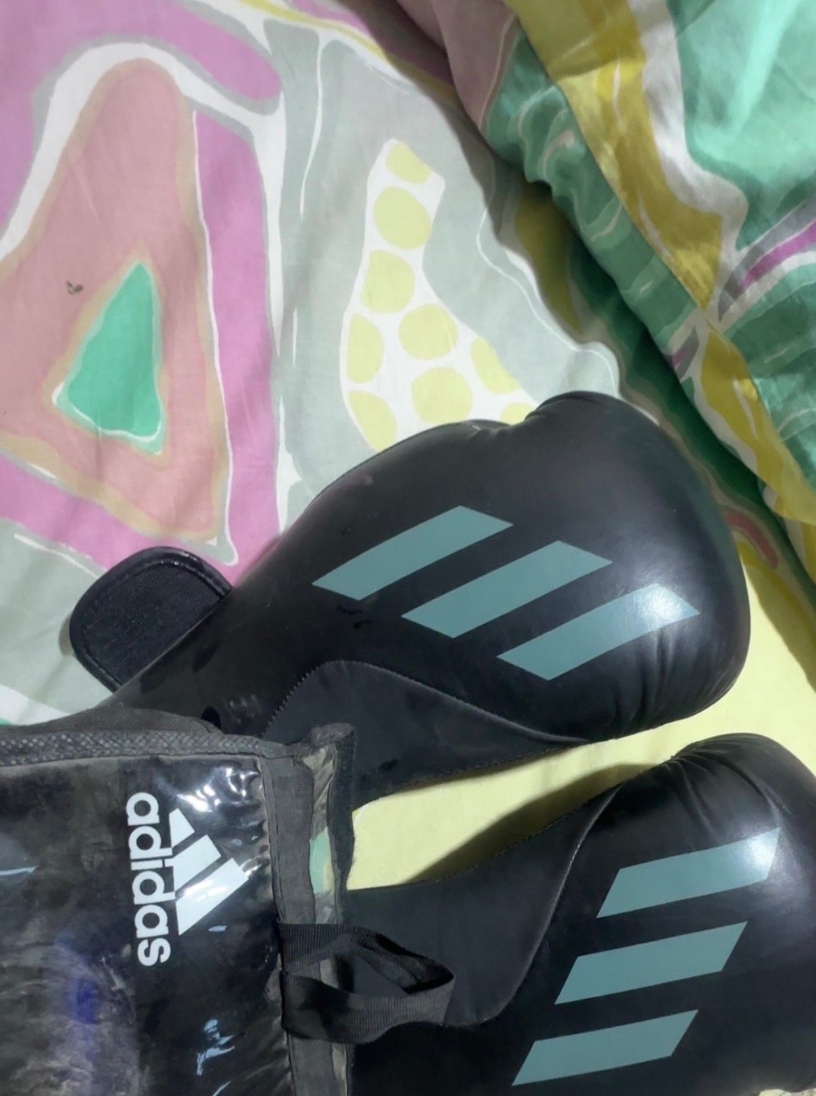Adidas Boxing Gloves Black