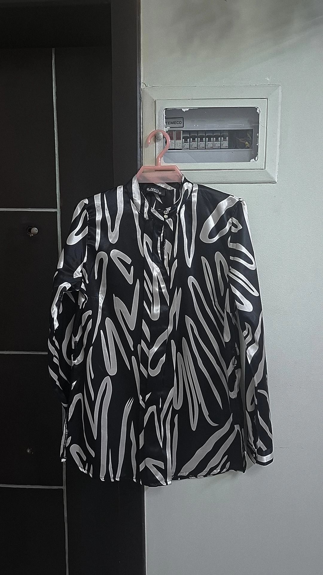 Black & White Zebra Print Shirt