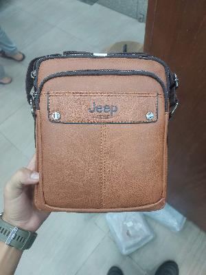 Jeep Leather Shoulder Bag