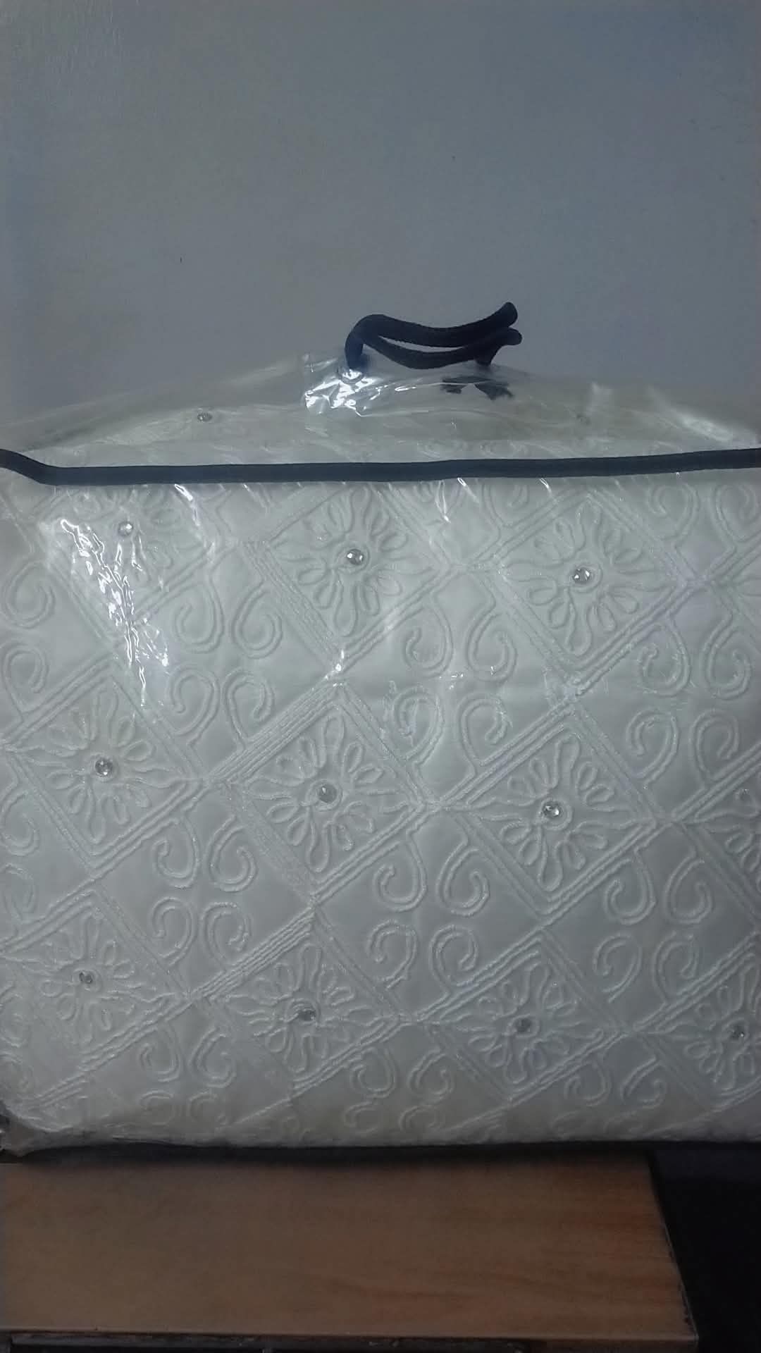 White Quilted Mattress Topper