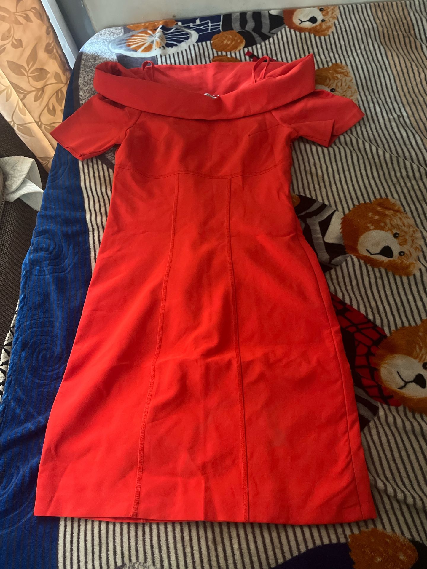 red dress