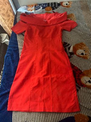 red dress
