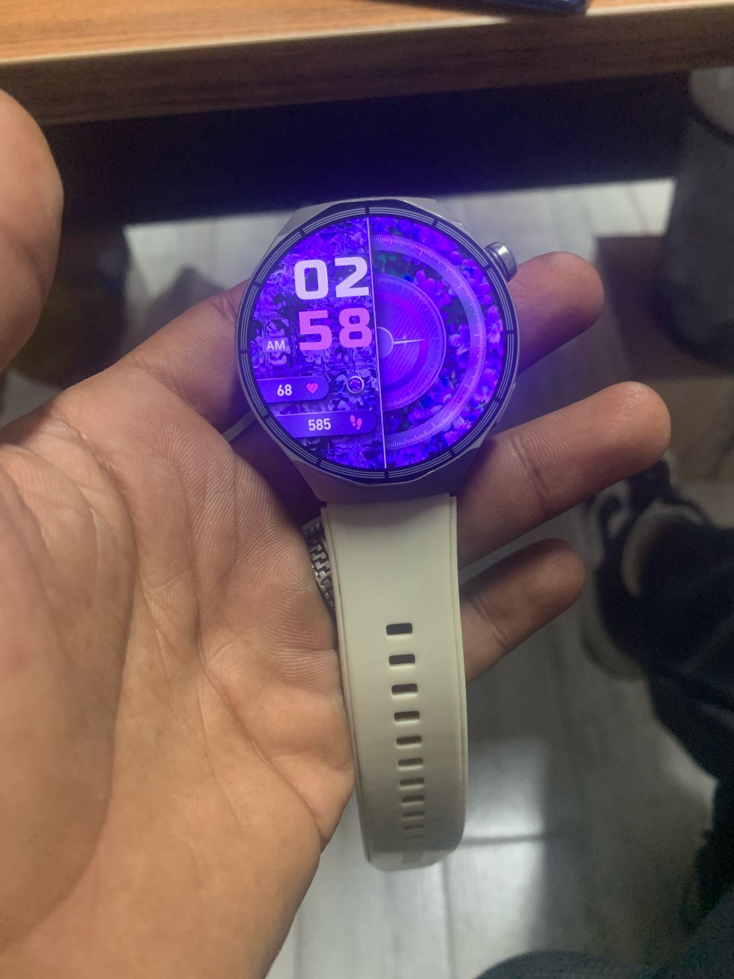 White Digital Smartwatch