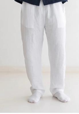White Linen Pants