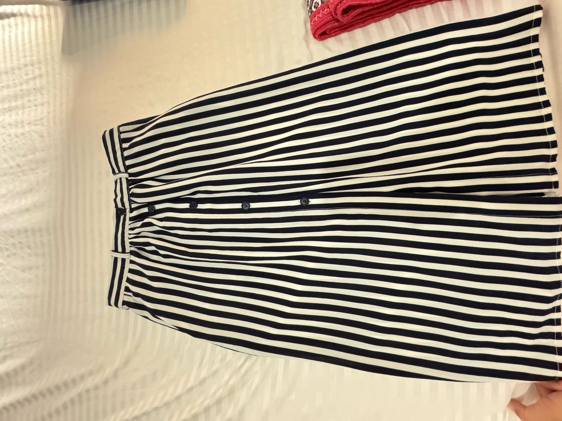 Striped Button-Up Shirt