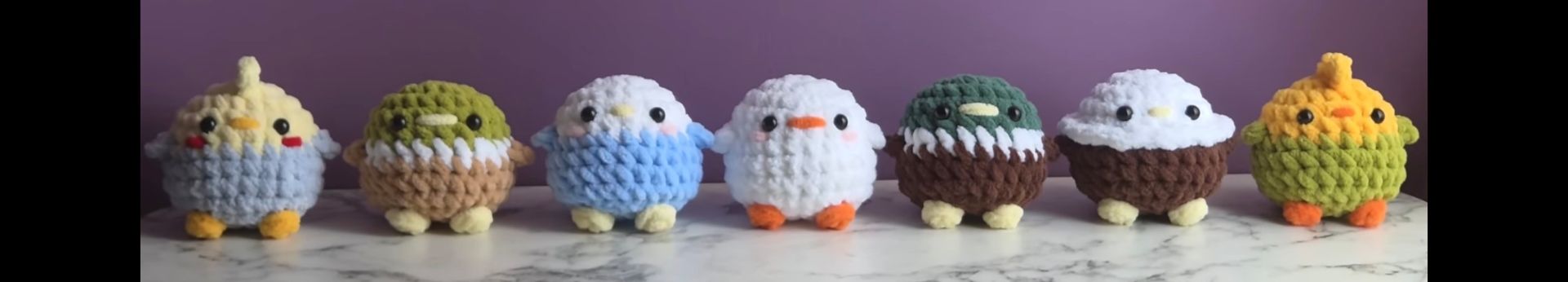 crochet birds