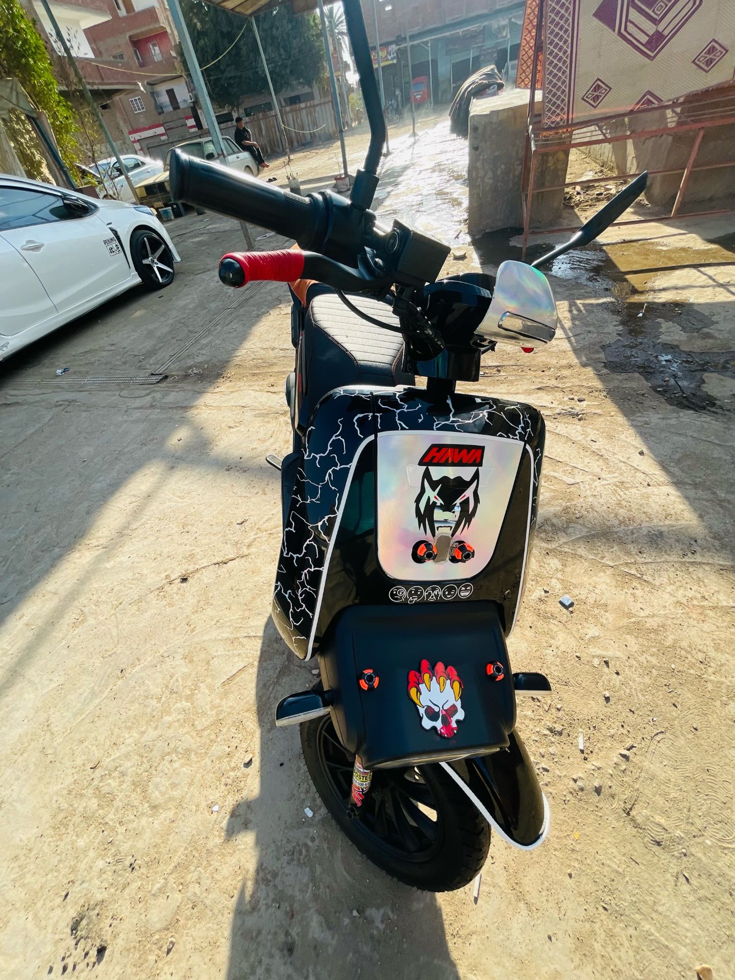 Electric Scooter Black Design