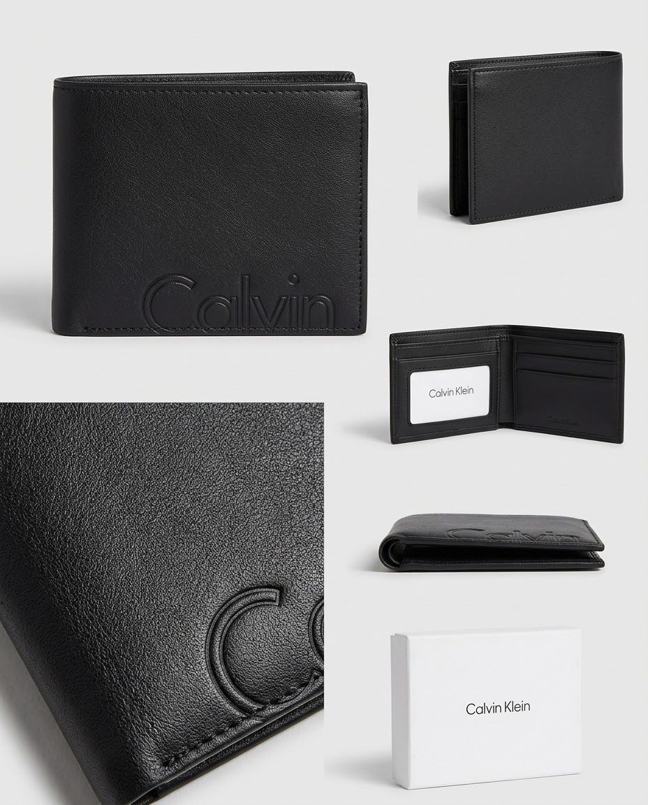 Calvin Klein Black Leather Wallet