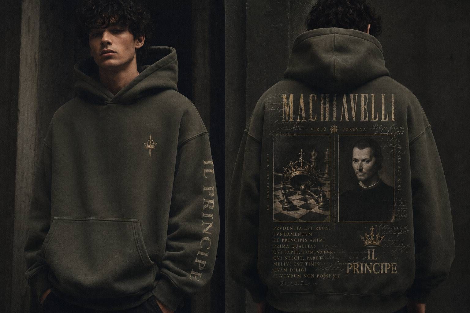 Machiavelli Graphic Hoodie