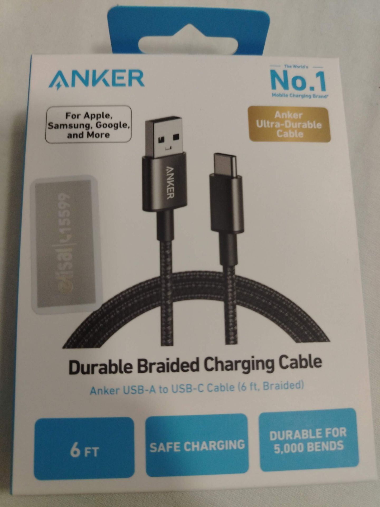 Anker USB-A to USB-C Cable 6ft