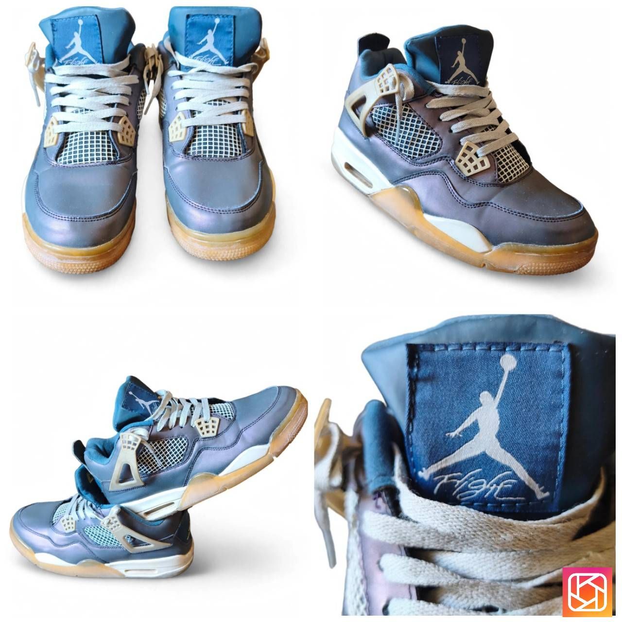 Jordan 4 Retro Blue Sneakers