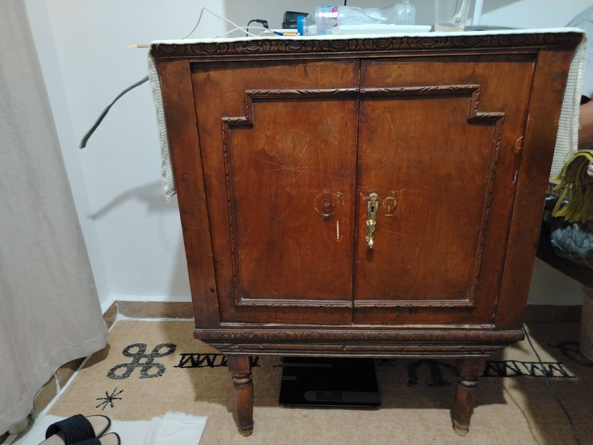 Wooden Cabinet with Doors