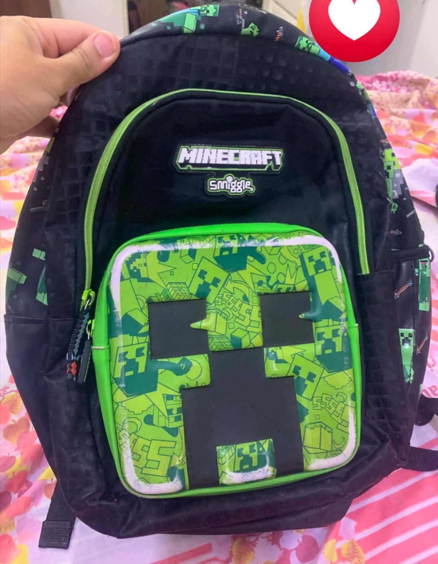 Minecraft Creeper Backpack
