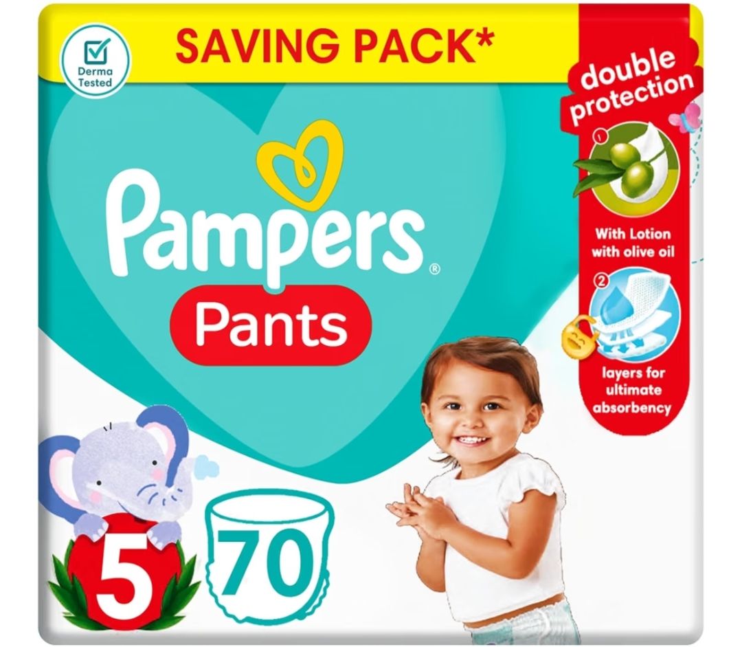 Pampers Pants Size 5 Saving Pack