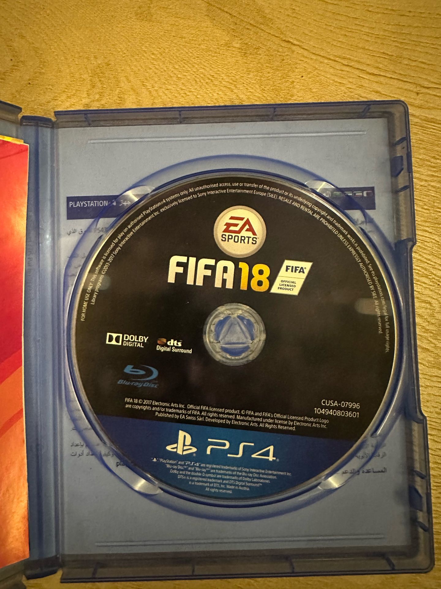 FIFA 18 PS4 Game
