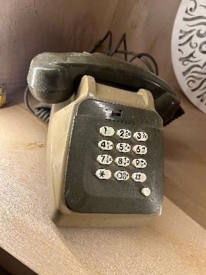 Vintage Push-Button Telephone
