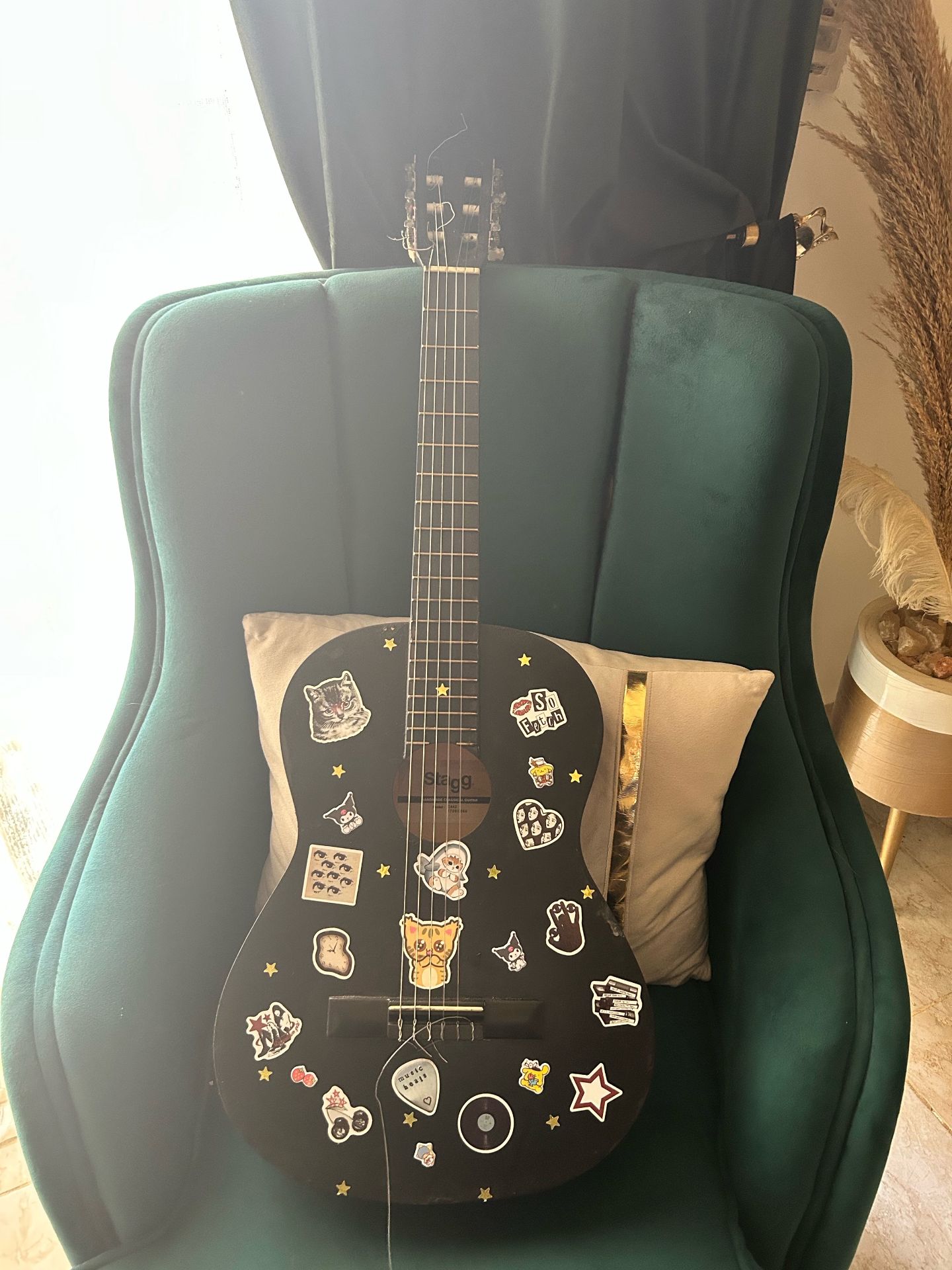 Acoustic Guitar Black