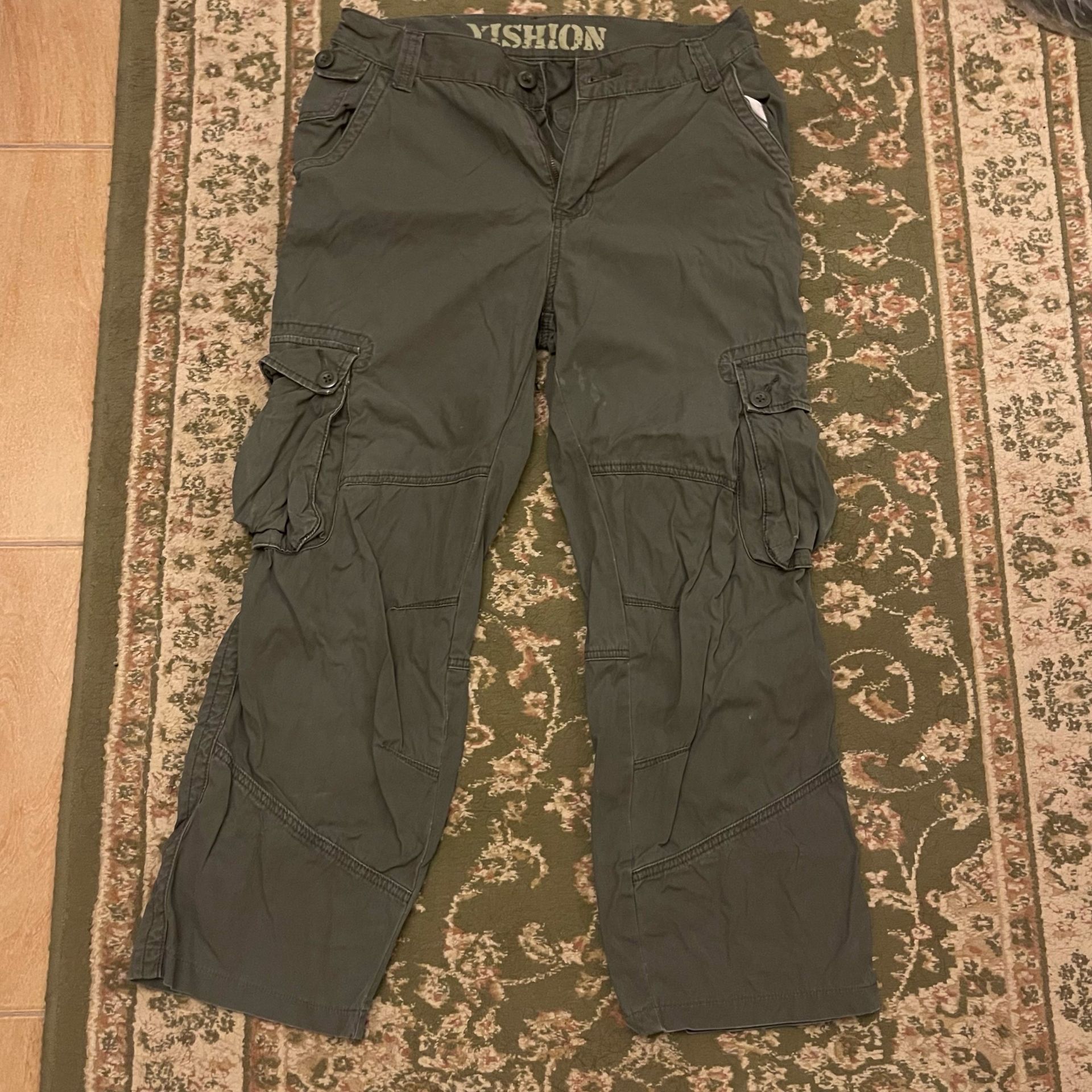 Cargo Pants Olive Green