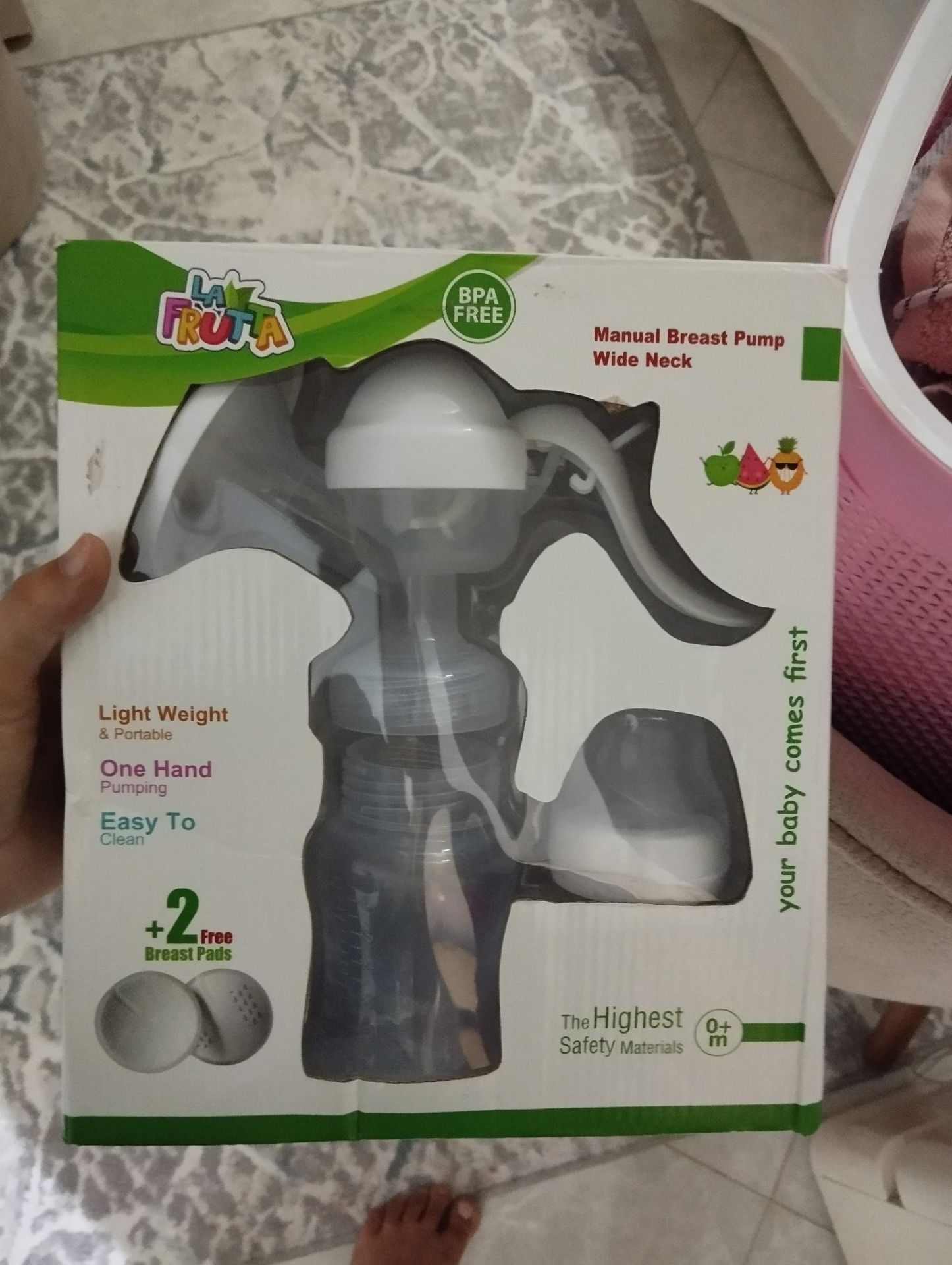 Manual Breast Pump Wide Neck