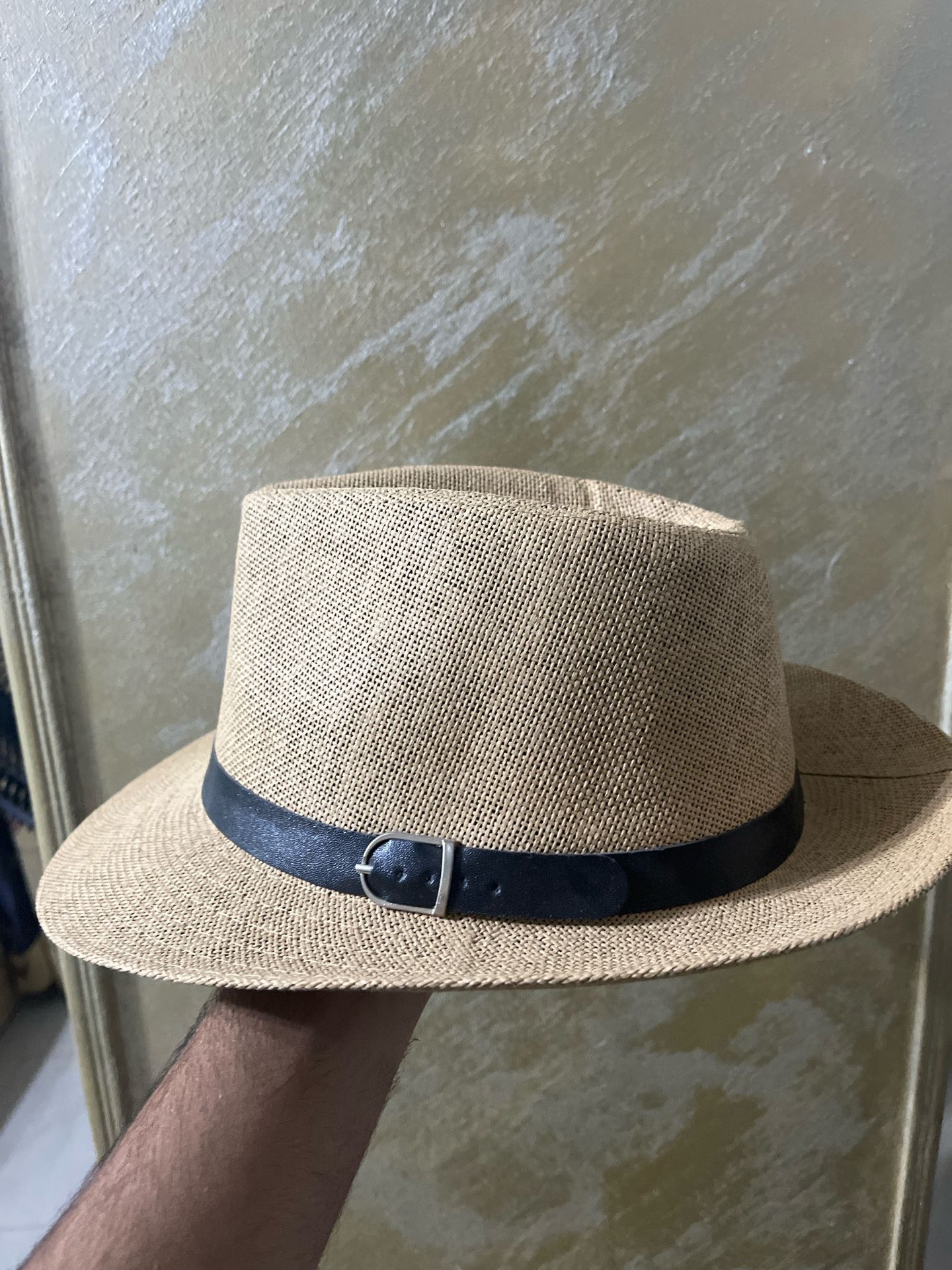 woven fedora hat
