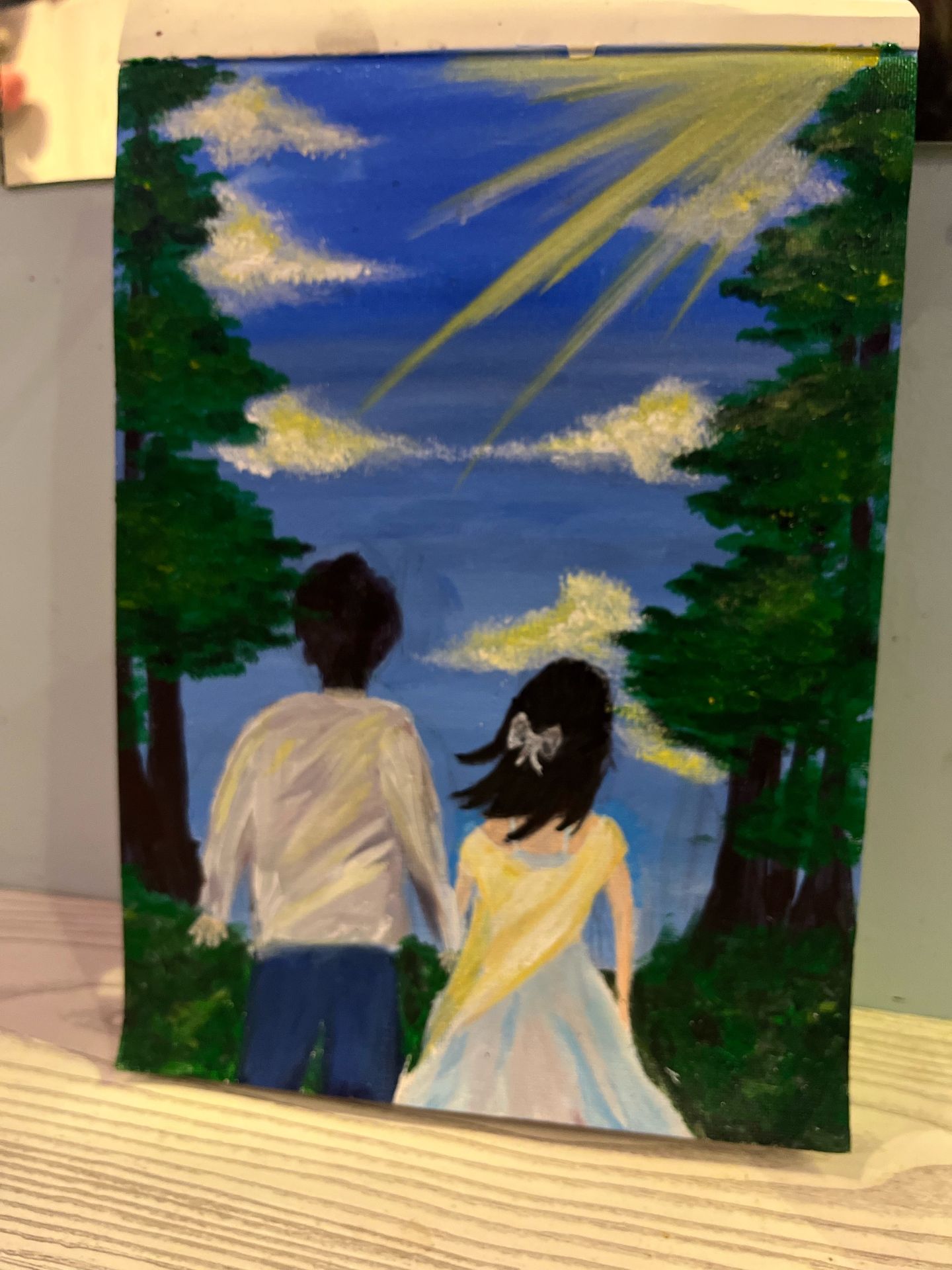 Couple Landscape Painting