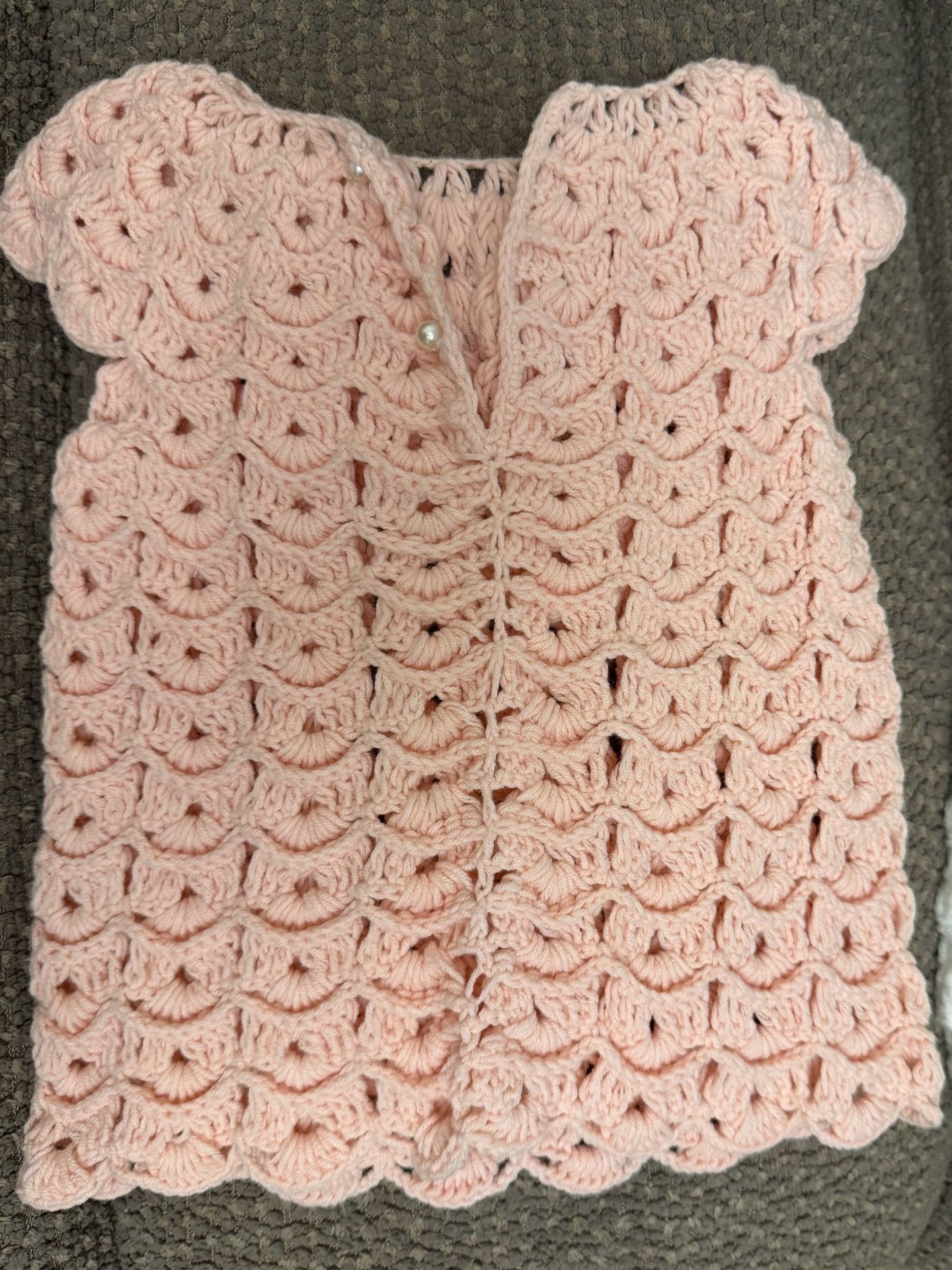 Pink Newborn Handmade Dress
