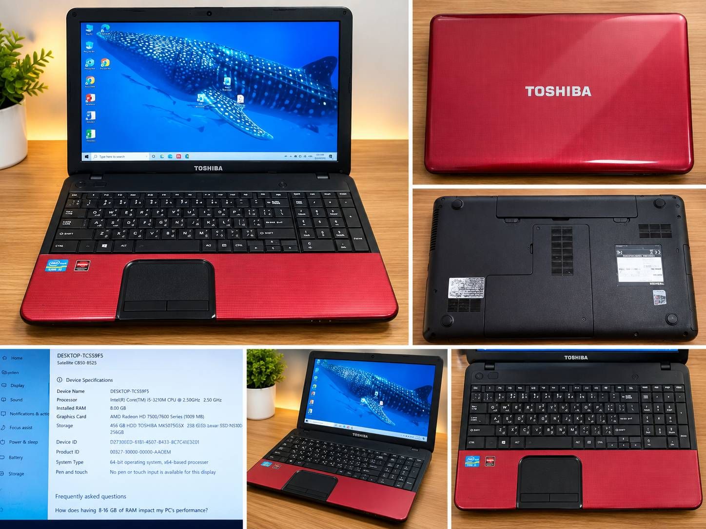 Toshiba Satellite C850 Laptop