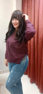 Maroon Knit Sweater