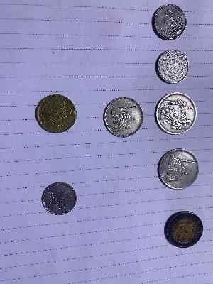 Mixed coins collection