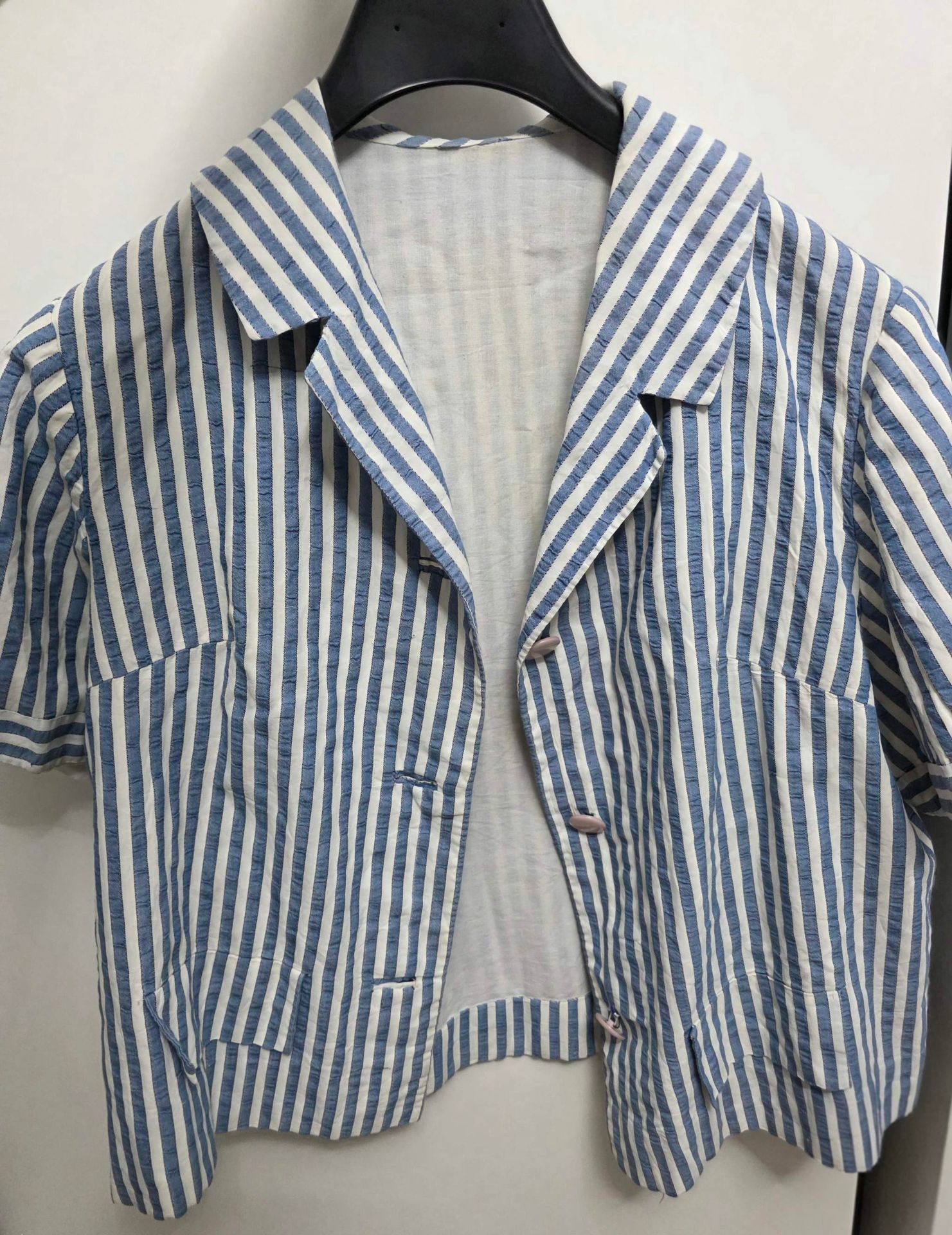 Blue & white striped shirt