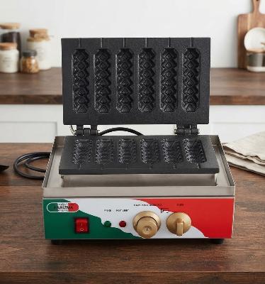 Arizia waffle maker 6-cavity