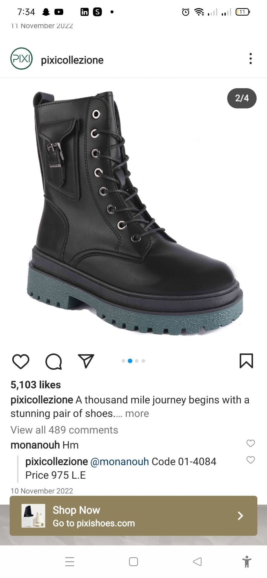 2 Boots from pixi S-41