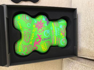 Neon Green Graffiti Bear apm