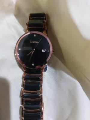 Geneva Watch Black Dial