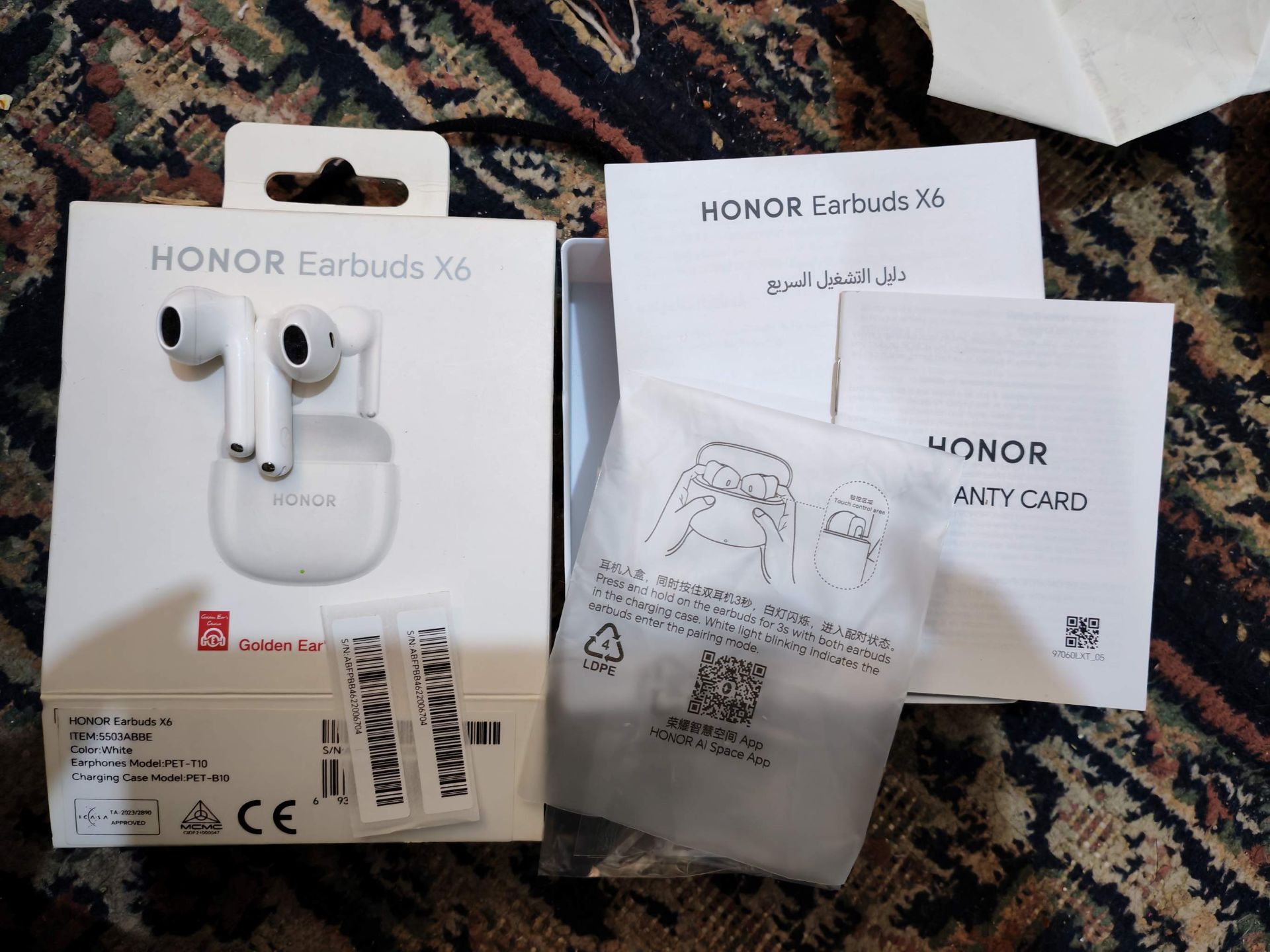 HonorX6 earbuds