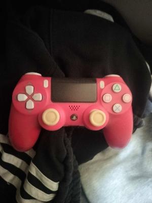 PS4 وحدة تحكم وردية