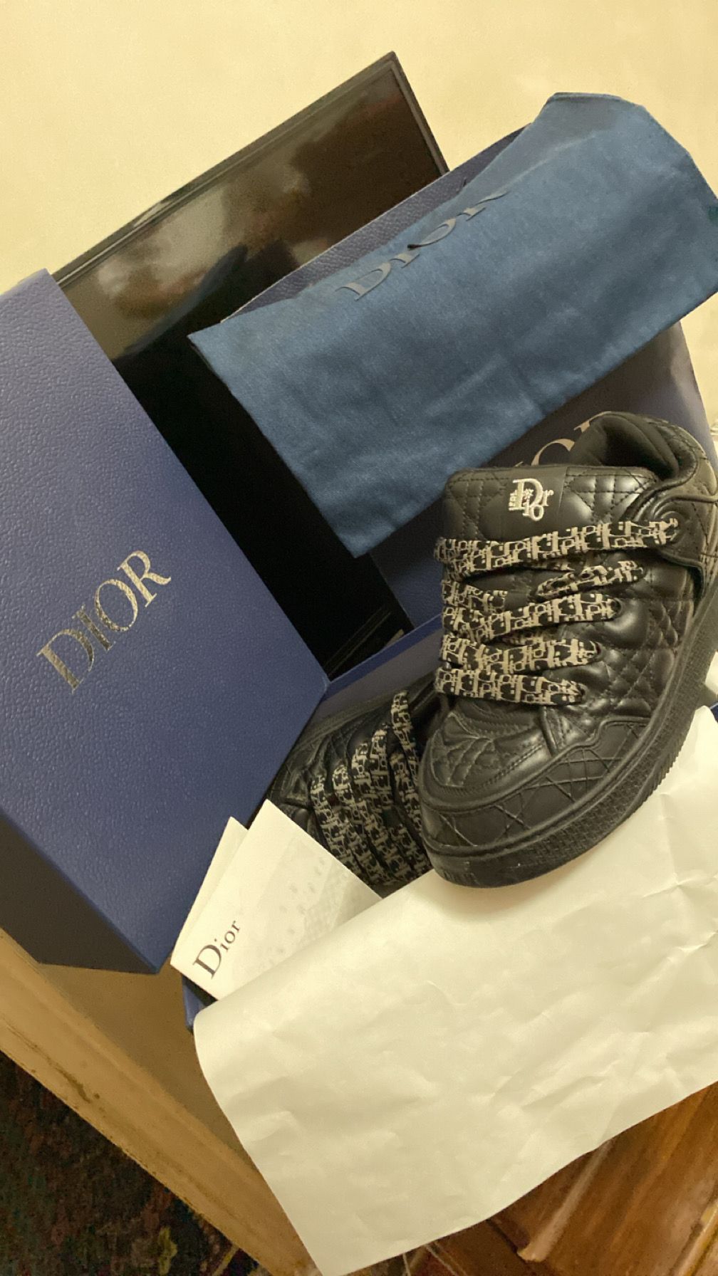 Dior High-Top Sneaker Black